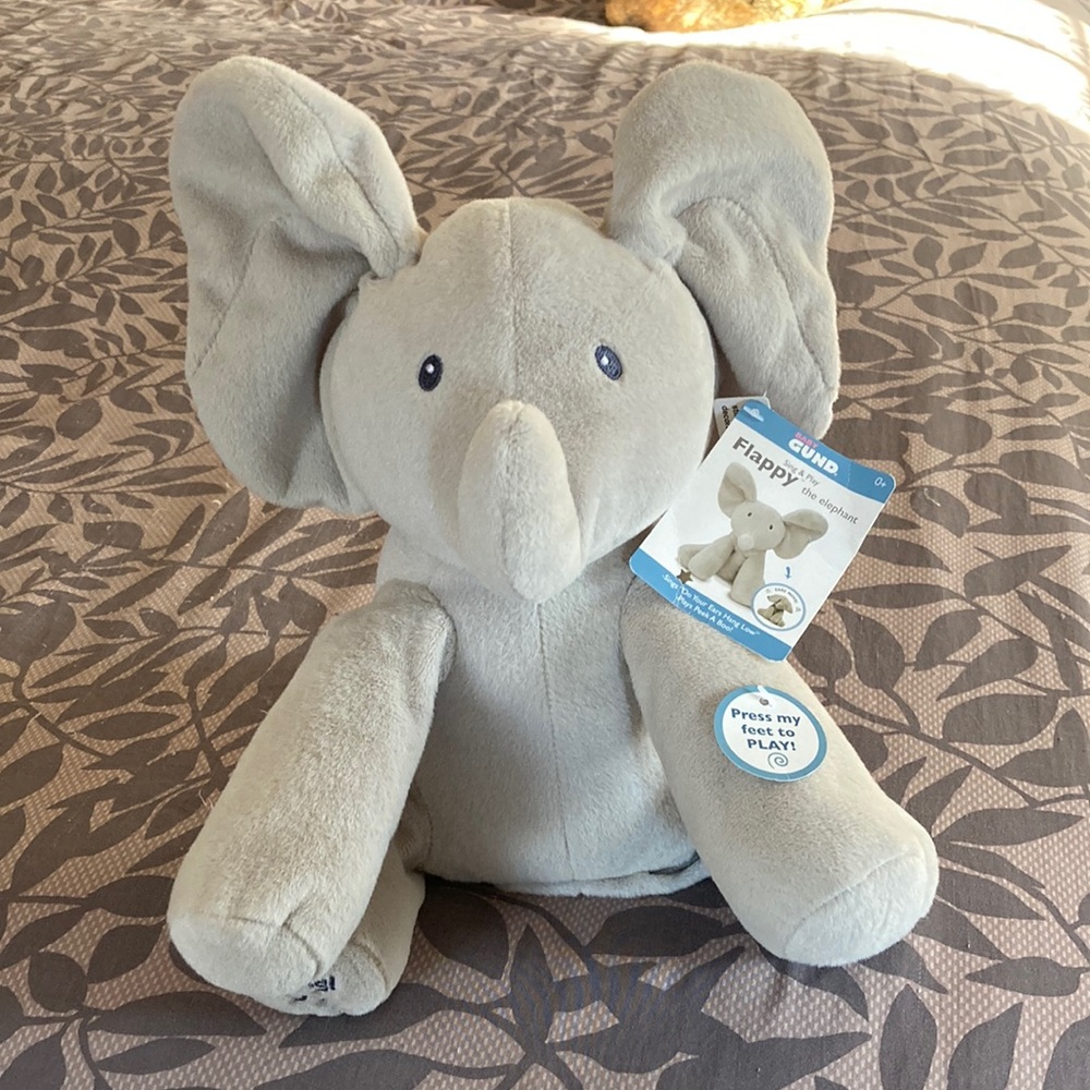 Baby Gund Flappy the Elephant musical animal